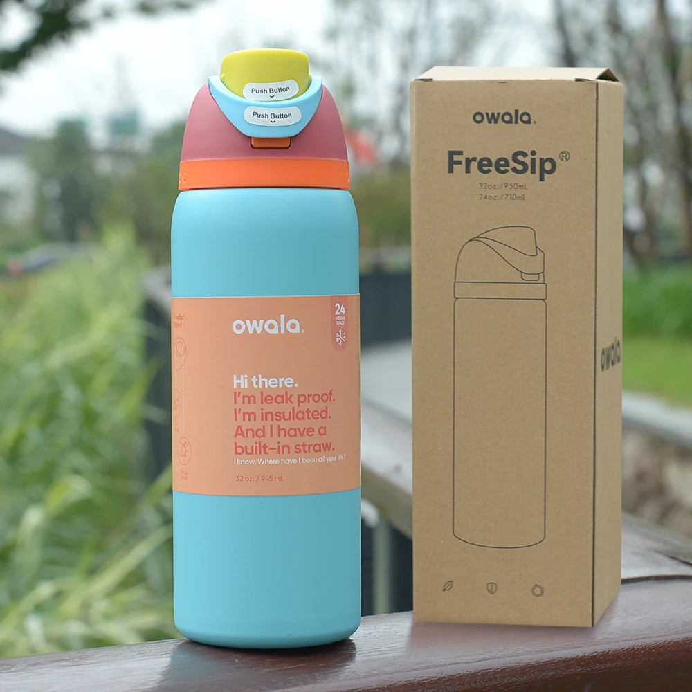 Insulated Water Bottle | FreeSip Stainless Steel Bottle