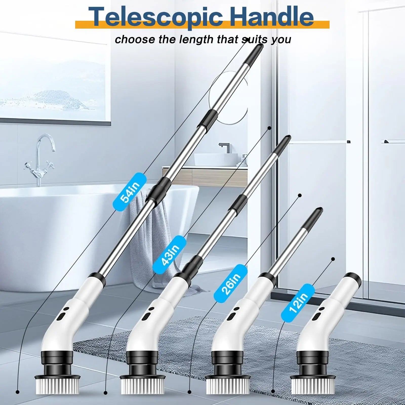 Cordless Electric Spin Scrubber