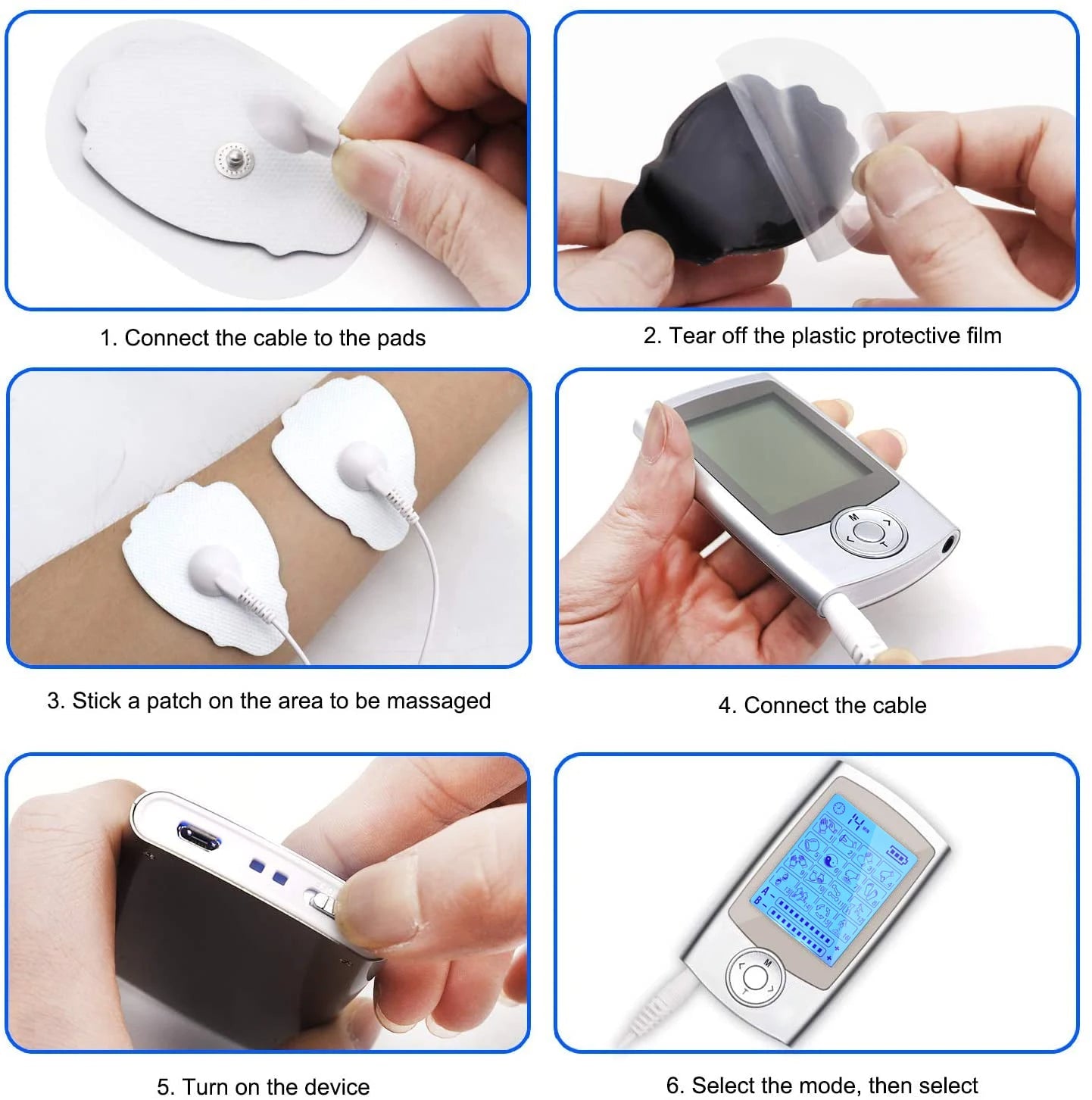 TENS Unit | Rechargeable Muscle Stimulator