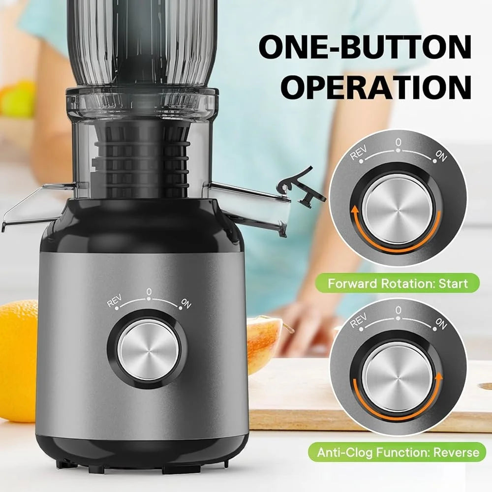 Wide-Chute Cold Press Juicer