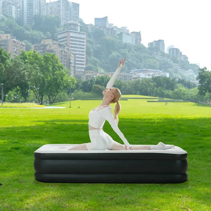 Raised Queen Air Mattress with Built-in Pump