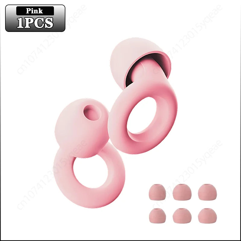 Noise Reduction Silicone Earplugs