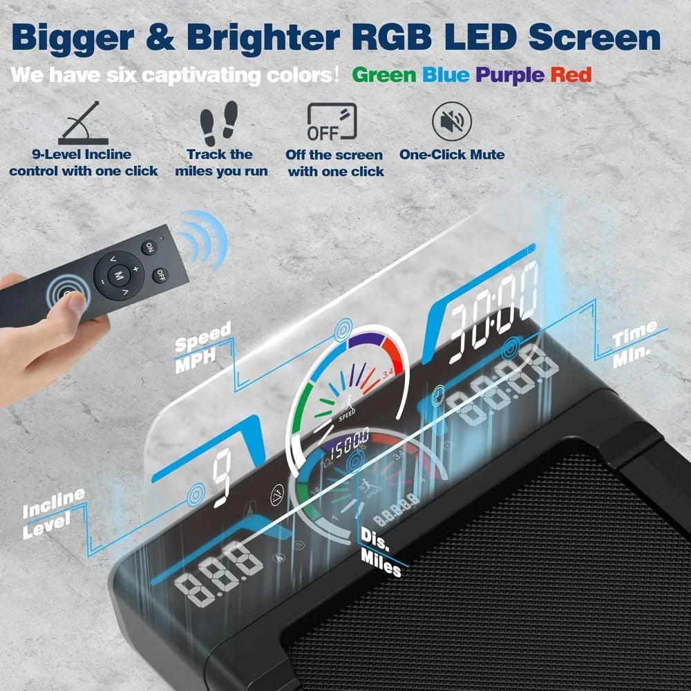 Walking Pad | Under-Desk Treadmill with Auto Incline