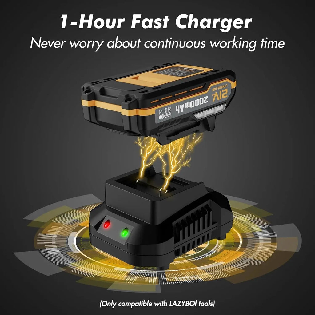 Cordless Leaf Blower | Electric Blower with 2 Batteries