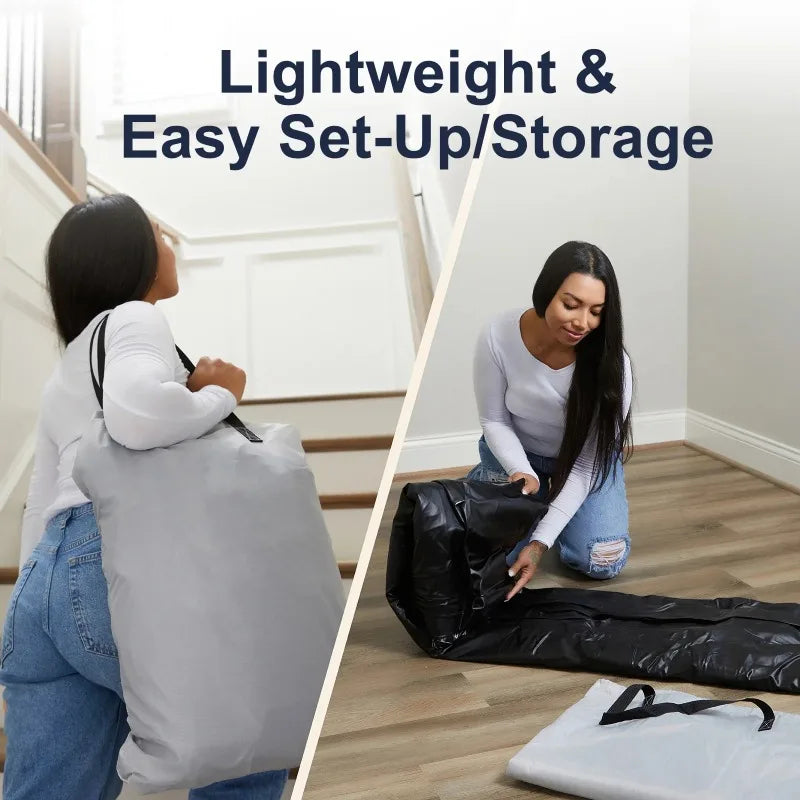 Elevated Queen Air Mattress with Built-in Pump