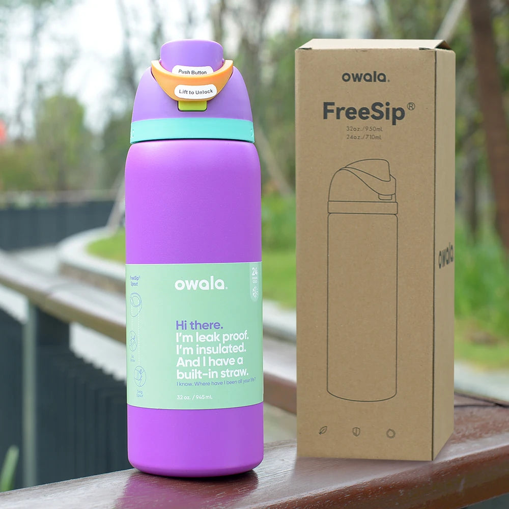 Insulated Water Bottle | FreeSip Stainless Steel Bottle