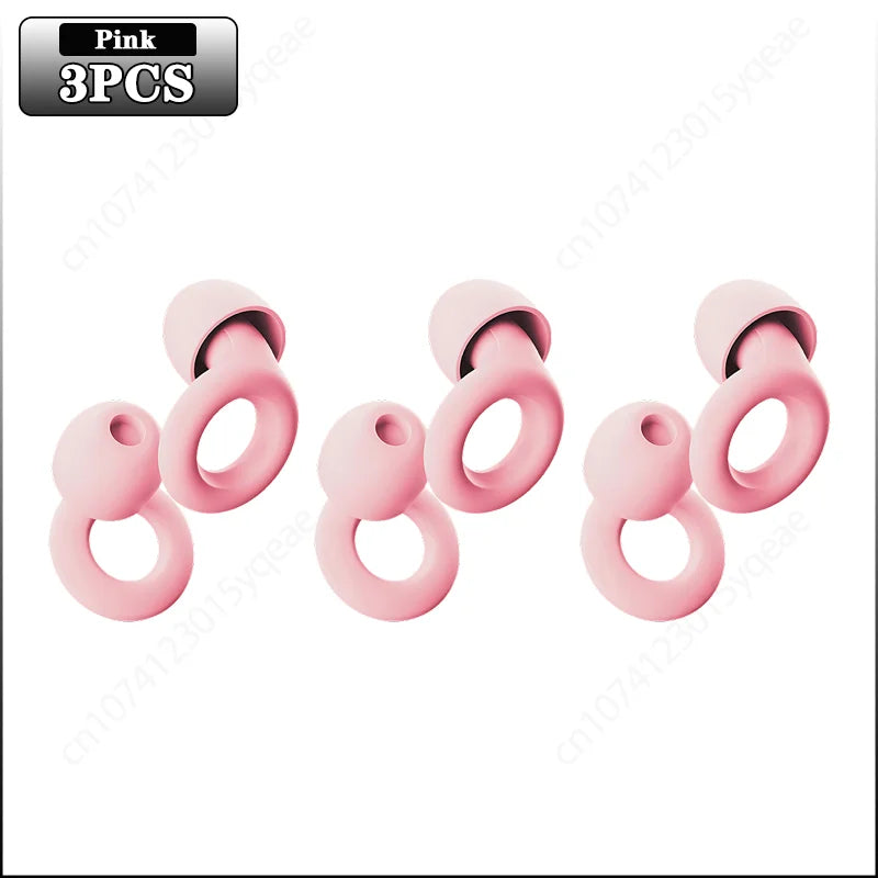 Noise Reduction Silicone Earplugs