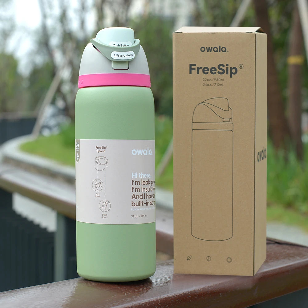 Insulated Water Bottle | FreeSip Stainless Steel Bottle