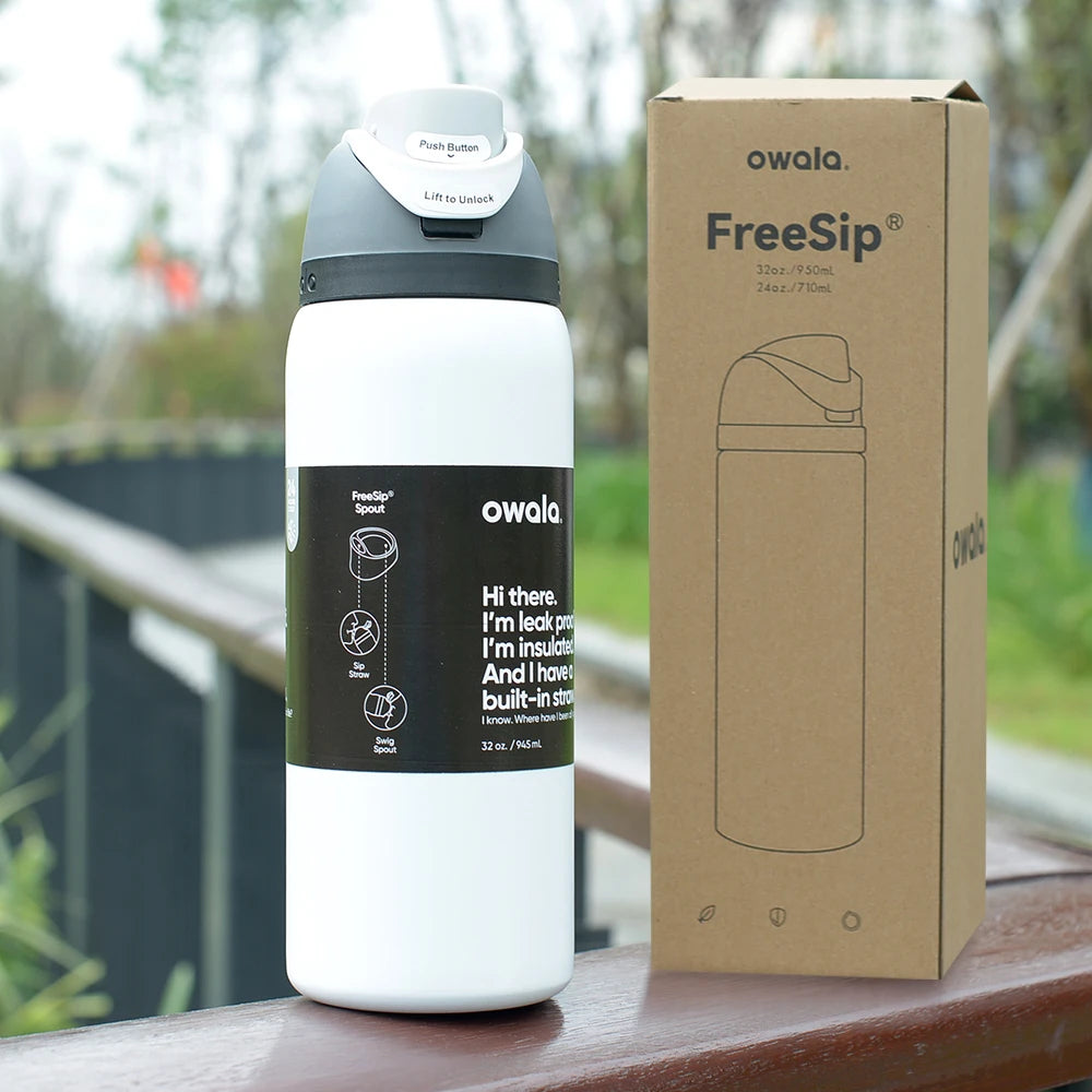 Insulated Water Bottle | FreeSip Stainless Steel Bottle