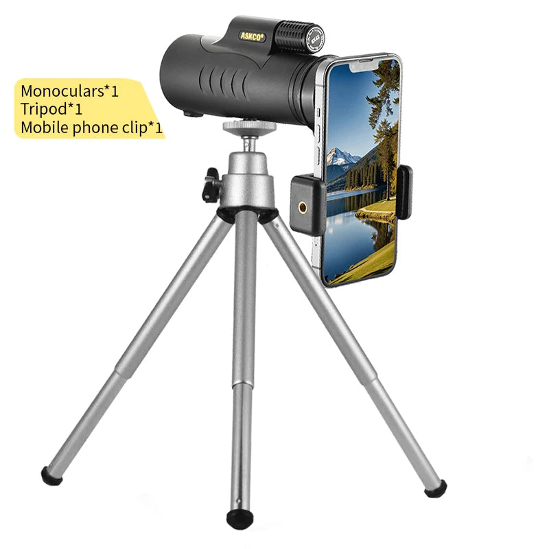 Monocular Telescope High Power HD Monoculars Scope for Bird Watching & Hiking