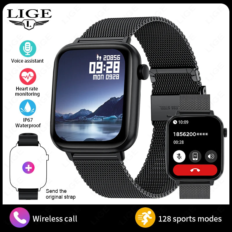 Smart Watch | Health & Fitness Tracker with Wireless Call