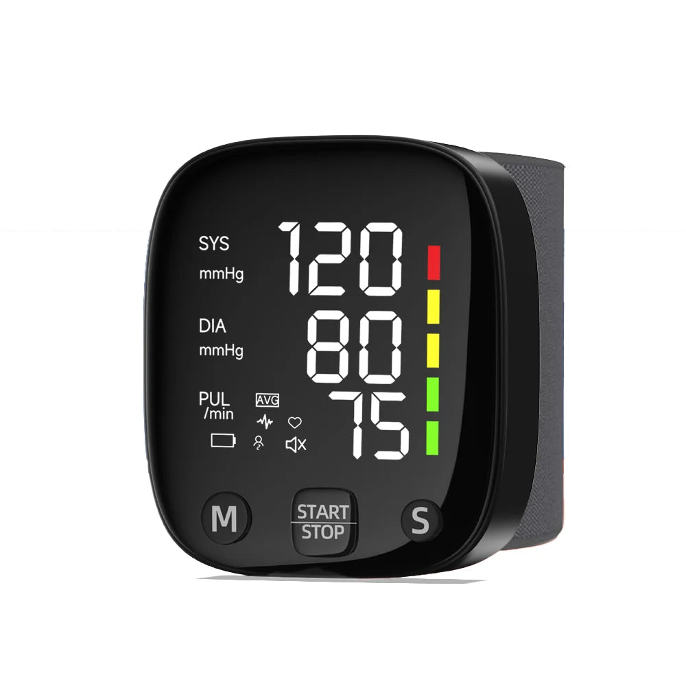 Blood Pressure Monitor | Rechargeable Wrist Monitor with Voice