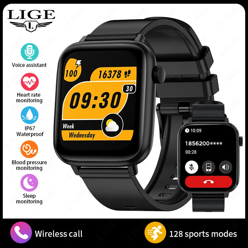 Smart Watch | Health & Fitness Tracker with Wireless Call