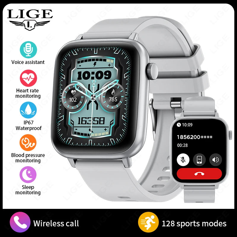 Smart Watch | Health & Fitness Tracker with Wireless Call