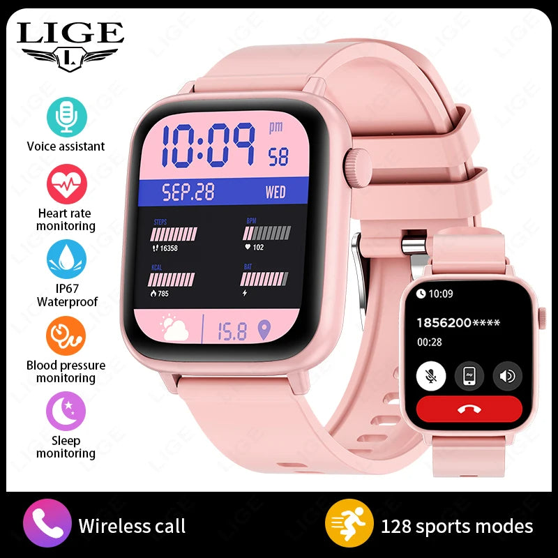 Smart Watch | Health & Fitness Tracker with Wireless Call