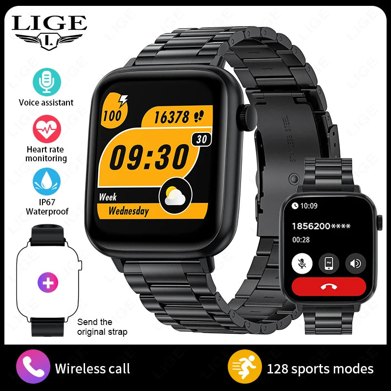 Smart Watch | Health & Fitness Tracker with Wireless Call