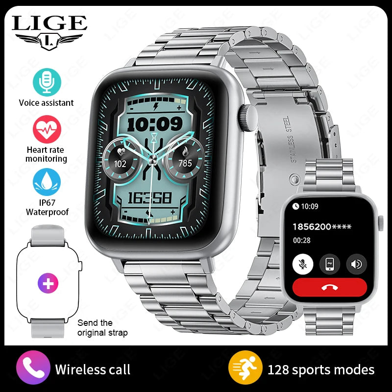 Smart Watch | Health & Fitness Tracker with Wireless Call